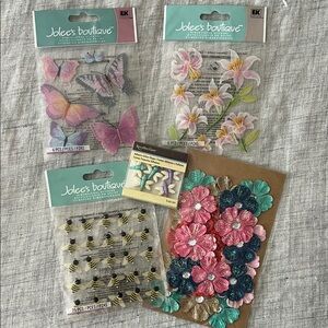 Jolee's Boutique Spring Themed Dimensional Scrapbooking Sticker Set